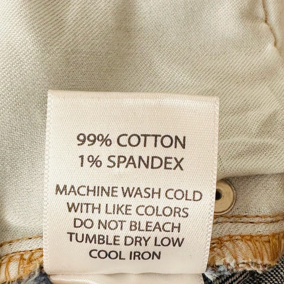 Willow & root the flared out high rise blue denim jeans side slits - Picture 12 of 14